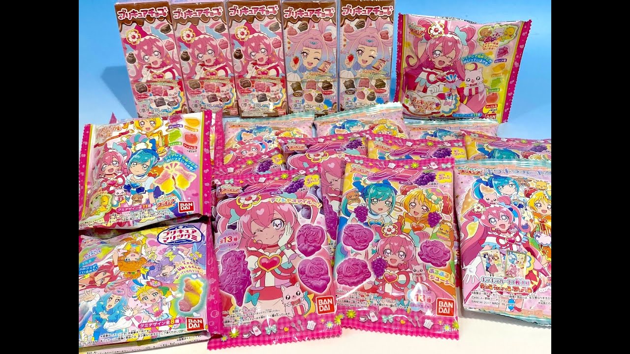 プリキュア　デリシャスパーティプリキュア　トロピカルージュプリキュア　お菓子