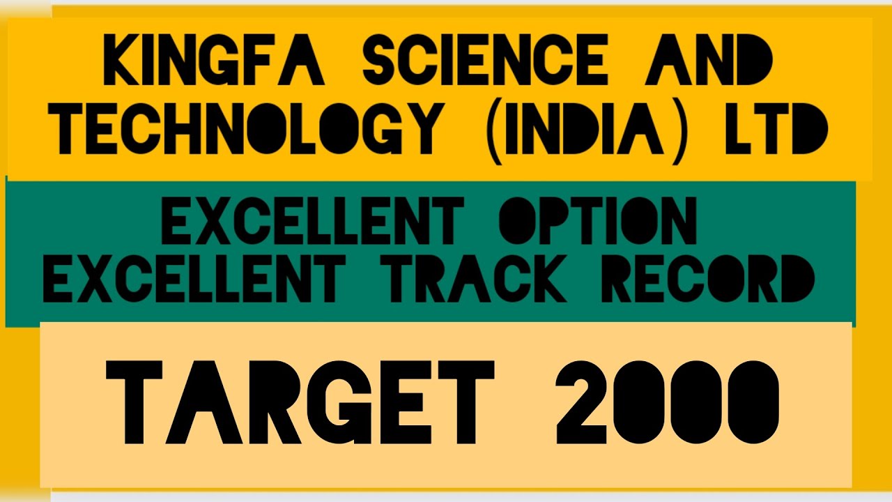 kingfa science and technology (India) ltd Share latest news । stock market news।kingfa science share