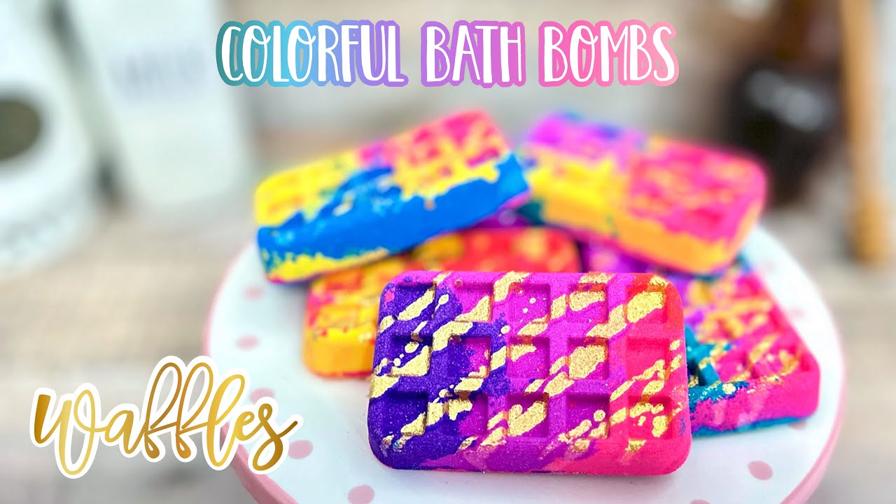 A Fun DIY For Kids: Rainbow Scoop Bath Bomb Tutorial