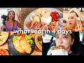 【食事vlog】4日間の食事Vlog🍽😋自炊/カフェ/ホームパーティー/実家