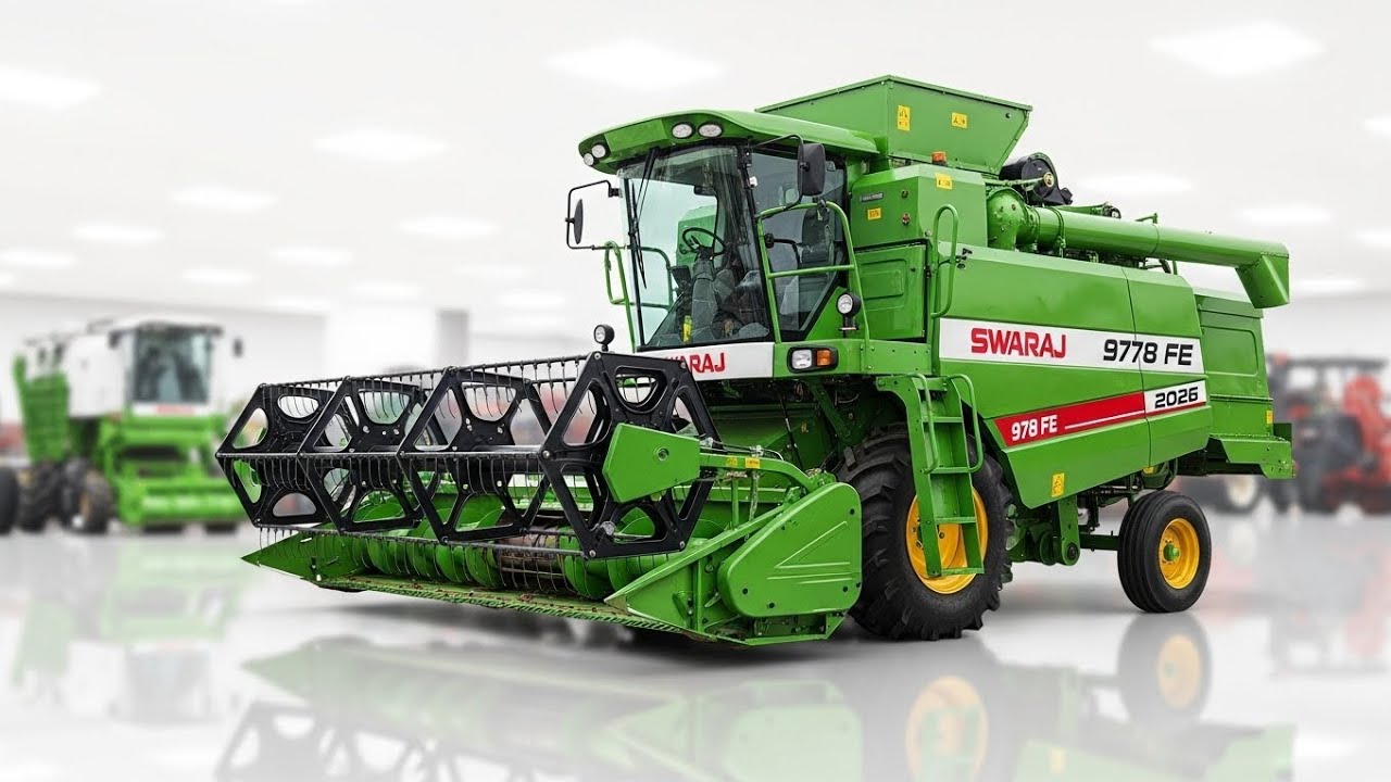 2026 की सबसे ताक़तवर कम्बाइन हार्वेस्टर | Swaraj 978 FE Full Review | किसानों का असली हथियार