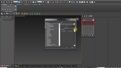 Modifier quick access in 3ds max