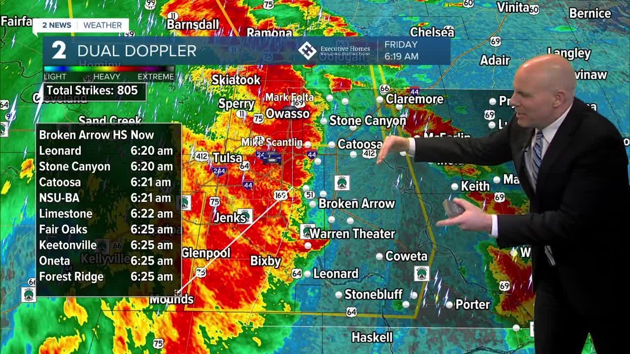 Morning storms to an awesome afternoon - YouTube