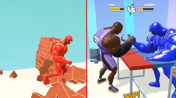 MUSCLE RUSH 🏋️‍♀️ Level 35 & 36 Gameplay Walkthrough | Android | iOS