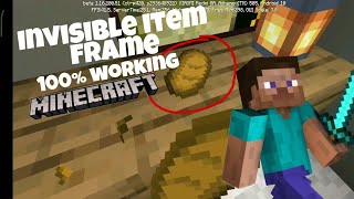 Invisible item frame (100% working!) screenshot 3