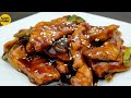 MONGOLIAN CHICKEN GRAVY WITH FRIED RICE || by Aqsa's Cuisine