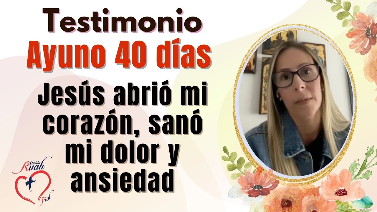 JESUS ABRIÓ MI CORAZÓN, SANÓ MI DOLOR Y ANSIEDAD @MisionRuah - YouTube
