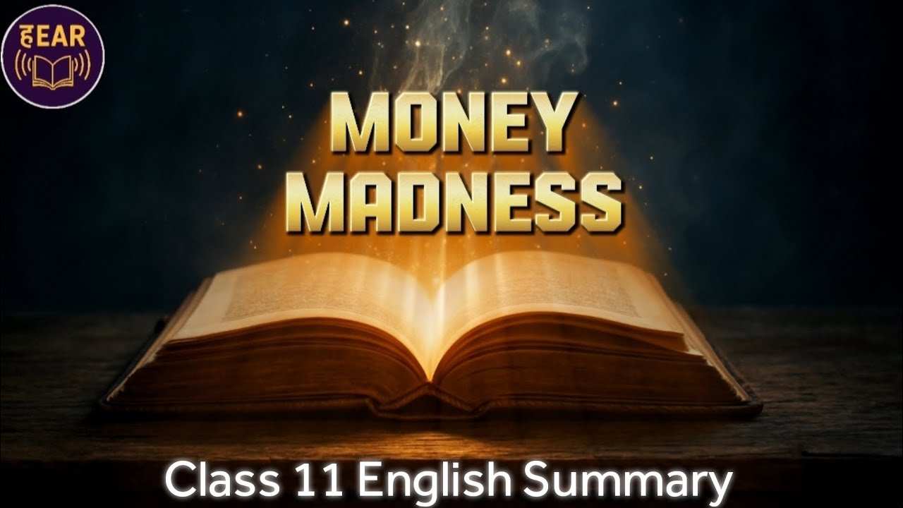 Money Madness | English | Class 11 | animated summary 