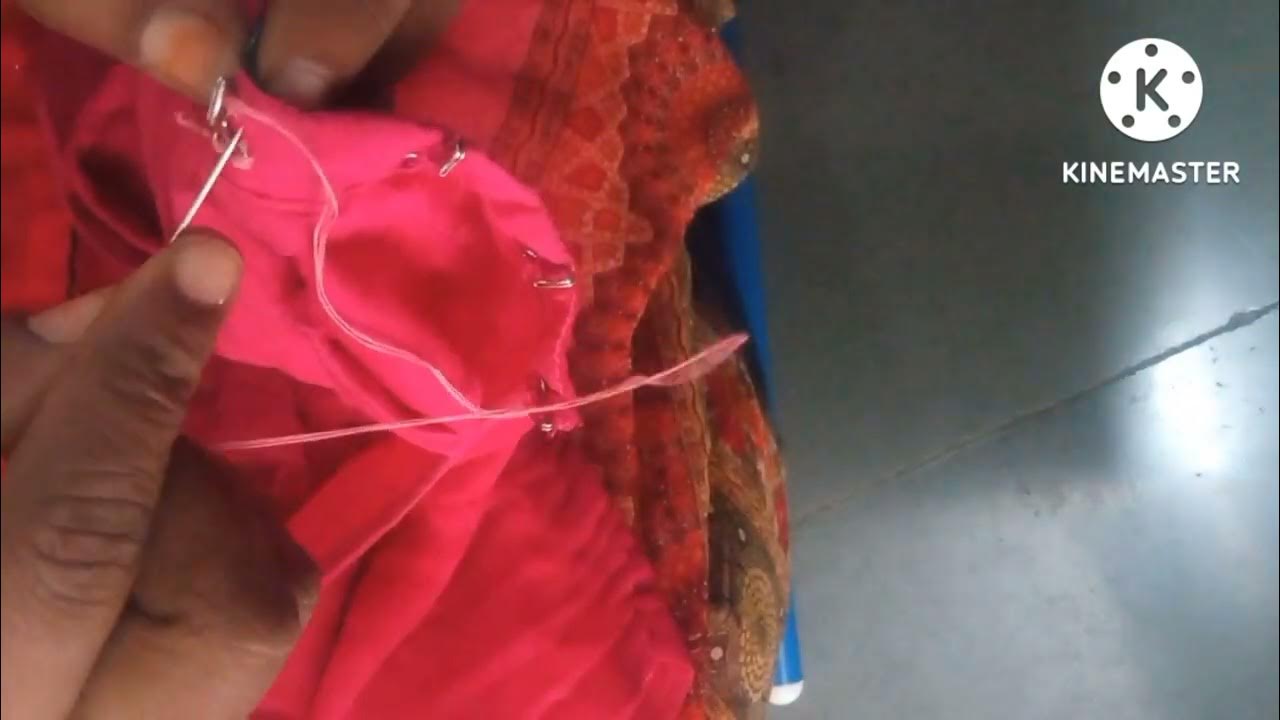 How to stitch blouse hook and loop Manasa Bejugam YouTube