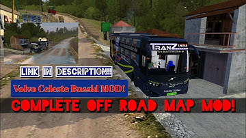 Bussid MOD V3.7.1 Volvo Celeste & Off road map in Bus Simulator Indonesia 2023 #bus #bussid
