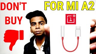 Oneplus type c 3.5 mm adapter Unboxing And Review || For Mi A2 ? | TECH AMAN |
