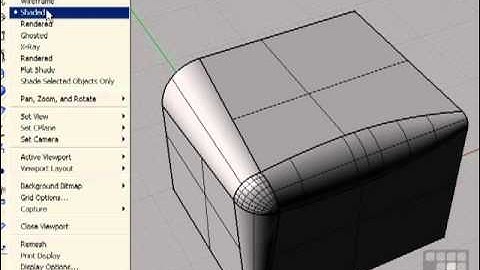 Fillet and Champher - Rhino 4 Tutorial