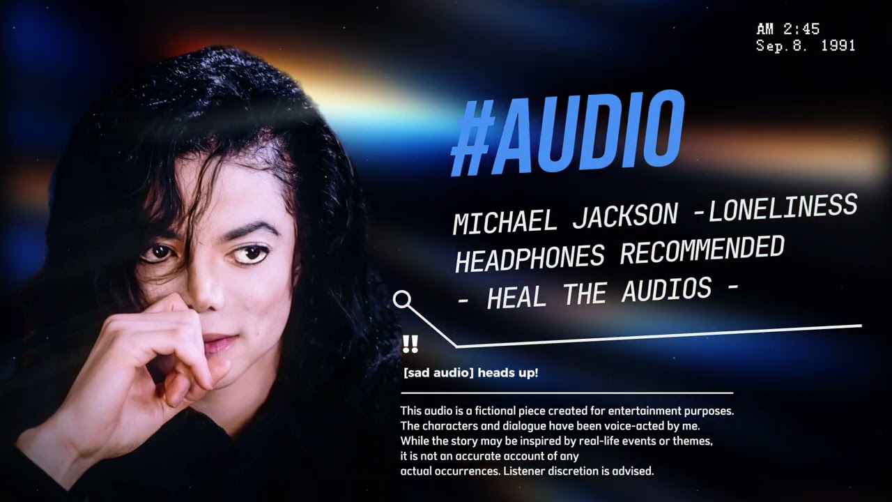 [ASMR] Грустный Майкл Джексон | Аудиозапись одиночества (предупреждение о триггере)