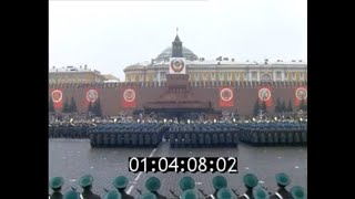 Гимн СССР на параде 7 ноября 1988 (полная версия) USSR Anthem 1988 Raw Full Version