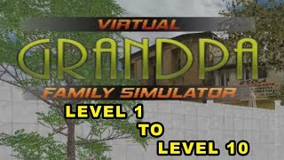 Virtual Grandpa Family Simulator Gameplay - Android Gameplay - Level 1 To Level 10 screenshot 5