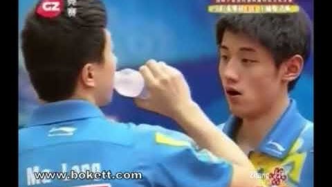 张继科 Zhang Jike/马龙 Ma Long VS. 王励勤 Wang Liqin/许昕 Xu Xin 2010 Kuwait Open Men