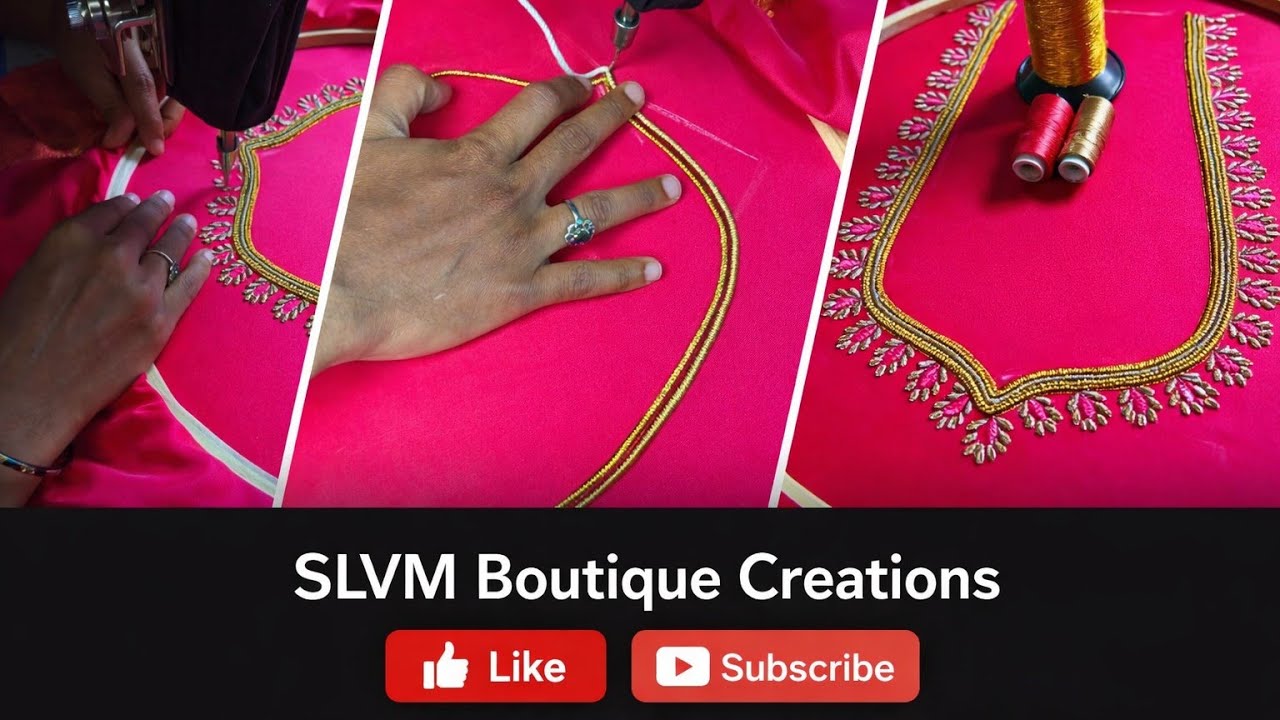 ಸಿಂಪಲ್ಲಾಗಿ ಕಾಣಿಸಬಹುದು ಡಿಸೈನ್ ಅದನ್ನ ಕಸ್ಟಮರ್ ಗೆ ಹಾಕಿಕೊಟ್ಟರೆ ತುಂಬಾ ಗ್ರಾಂಡ್ ಆಗಿ ಇರುತ್ತೆ.