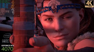 RTX 4070 Horizon Zero Dawn 4K Testing in 2023 | #benchmark #horizonzerodawn  #i912900k