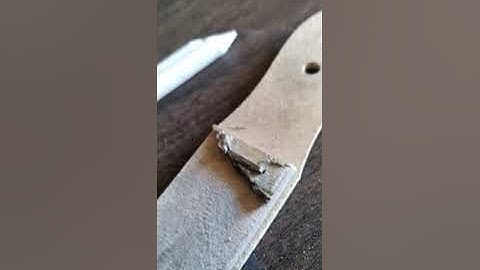 How To Clean Your Blending Stump Using A Sandpaper Block in Art