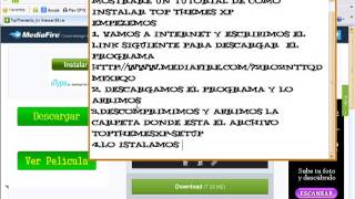 Tutorial Como descargar e instalar top themes xp