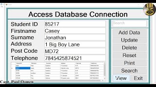 How to Create Visual Basic.Net MS Access Database Connection with Save, and Search - Part 2 of 2