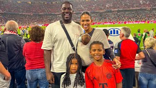 Unser ERSTES MAL als Familie im Stadion..