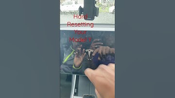 Model Y hard reset. #electric #electriccar #teslamodel #electricvehicle #cars #teslamodely