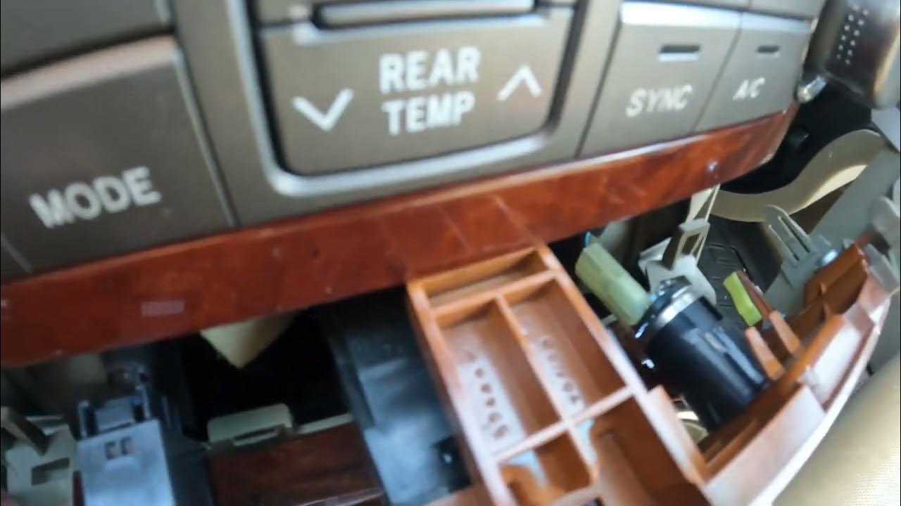 20082013 Toyota Highlander Transmission Shift Bulb Replacement YouTube