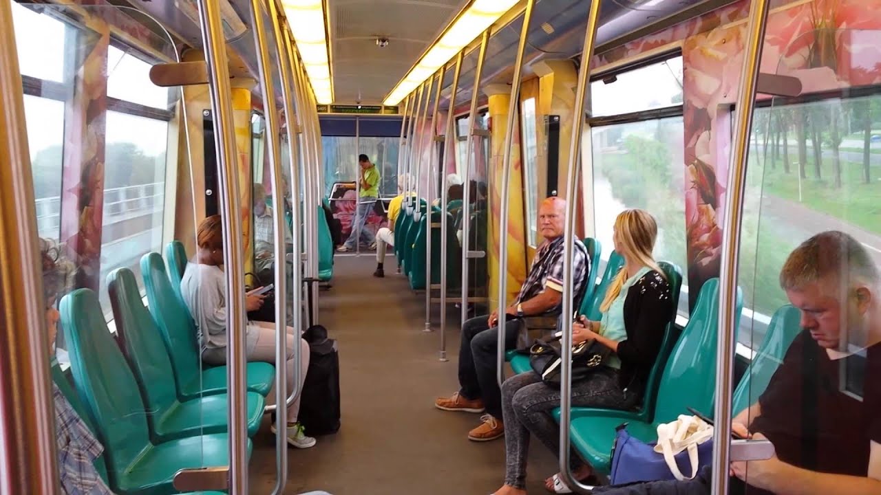 RET Metro Type S (5405) rit op Lijn B tussen Hoogvliet en Tussenwater, richting Nesselande