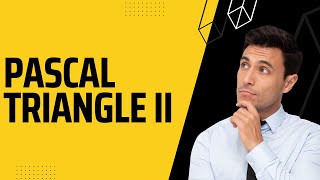 Pascal Triange II - Python