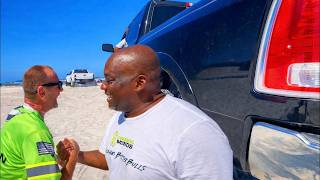 These Dodge Rams Are Too Big And Too Heavy For The Beach