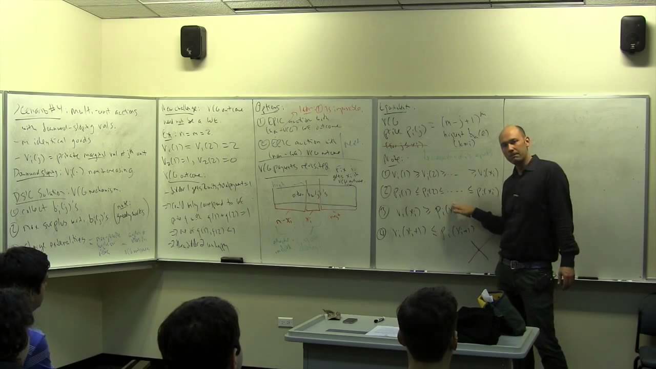 Frontiers in Mechanism Design (Lecture 4: The Clinching Auction)