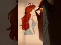 Beautiful girl colouring❤️| #shorts #satisfying #painting | shades✨