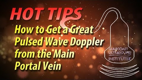 How to Get Great Pulsed Wave Doppler from the Main Portal Vein