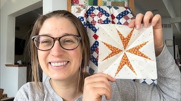 2023 Scrappy Sampler- Block 40- foundation paper piecing quilt block tutorial