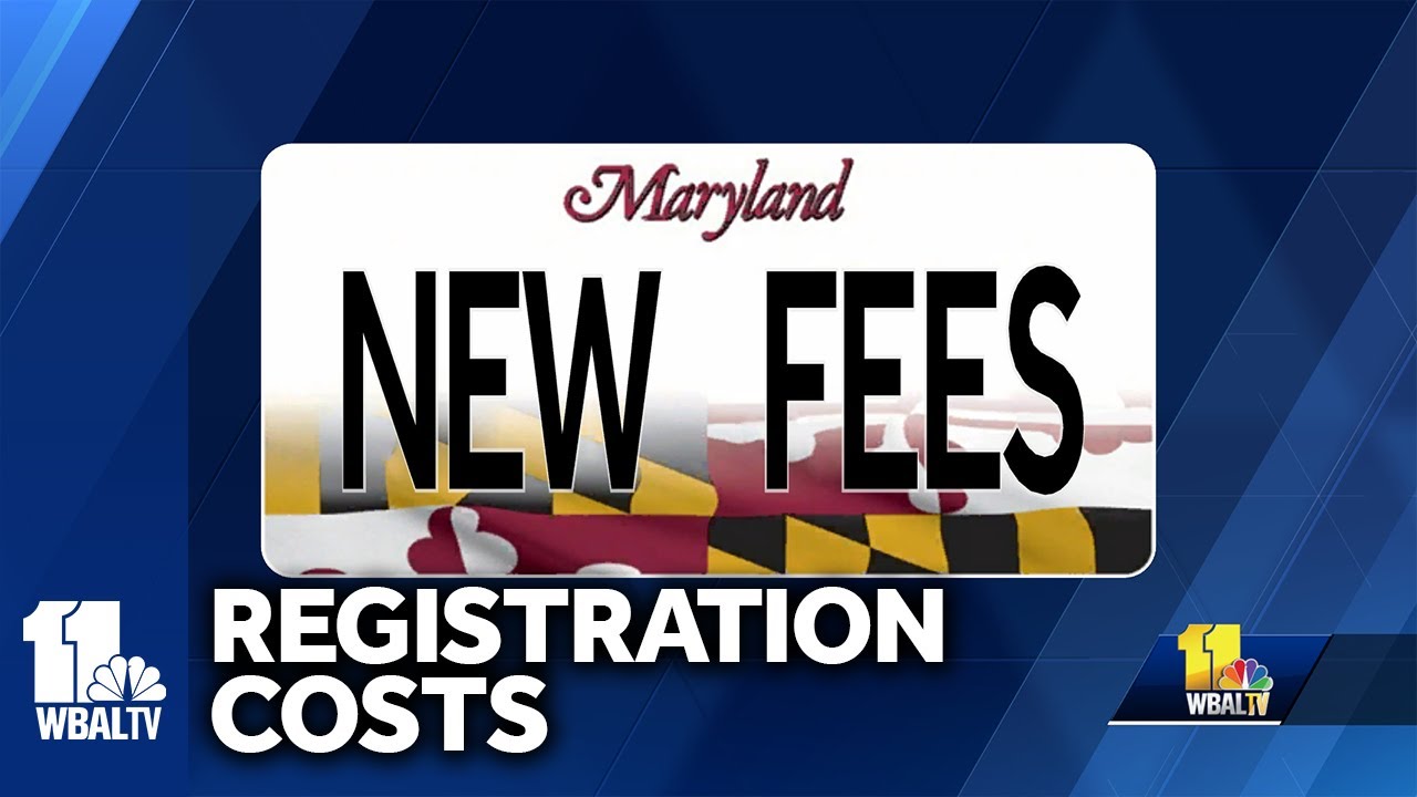 Maryland Vehicle Registration Fees Going Up YouTube Maryland Vehicle Registration Fees Going Up YouTube