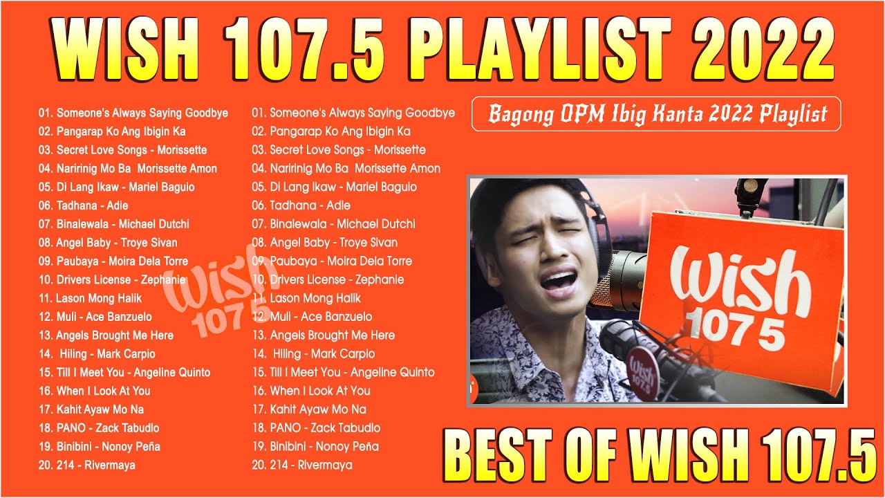 Best Of Wish 107.5 Songs Playlist 2022 - Best OPM BrokenHearted Songs 2022 - Live On Wish 107.5 Bus