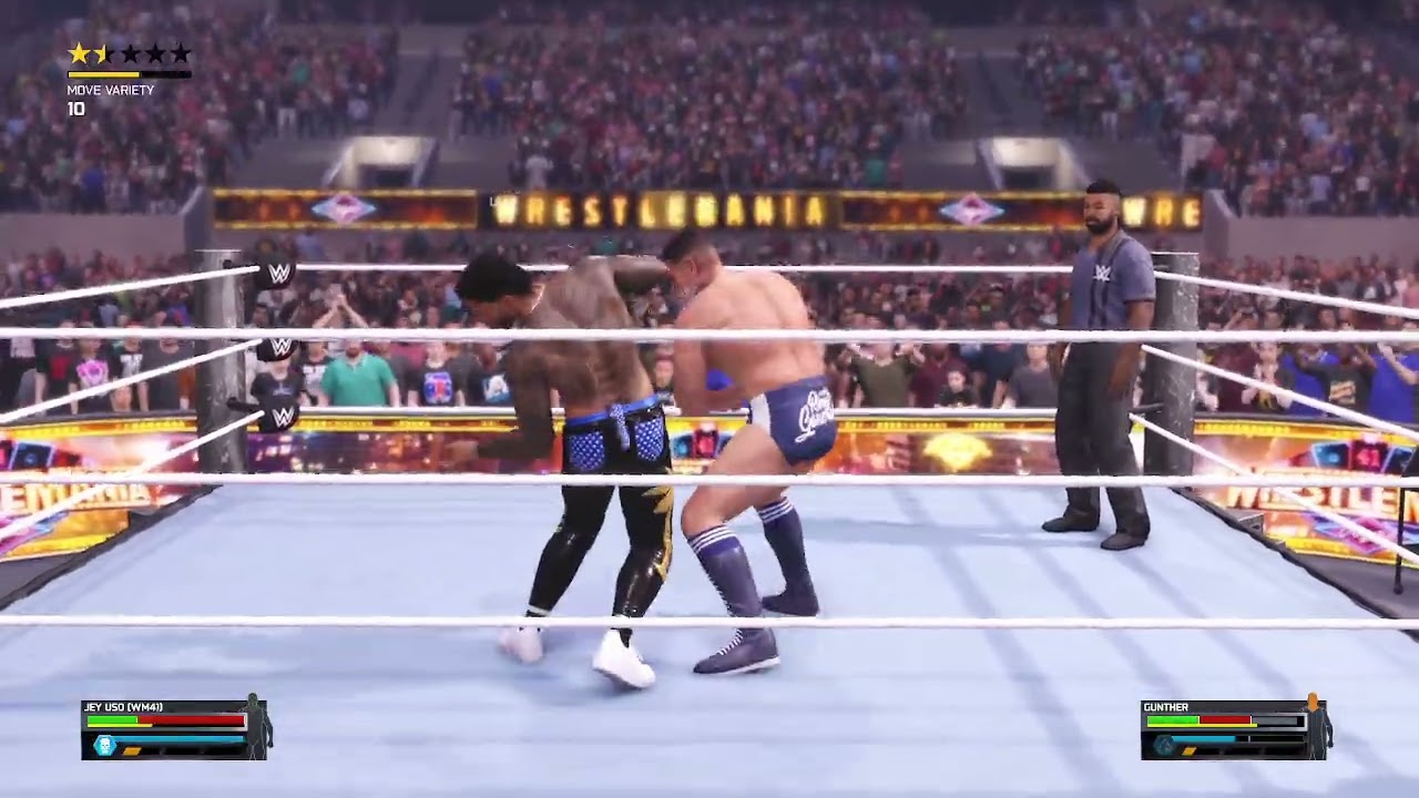 wwe 2k25 jey uso vs gunther