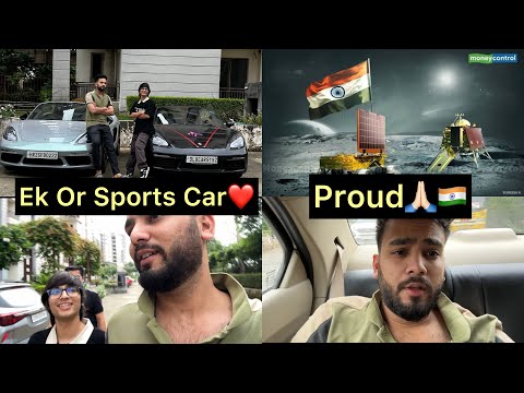 Finally Sourav Joshi Ki Porsche Ke Sath Drag Race Hogi Ab | Chandrayaan 3 Bhi Successful😍