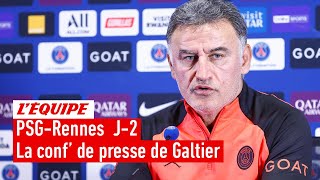 Avenir de Messi, Mbappé capitaine, Ligue 1...Galtier en conférence de presse avant PSG-Rennes