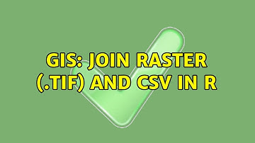 GIS: Join raster (.tif) and CSV in R