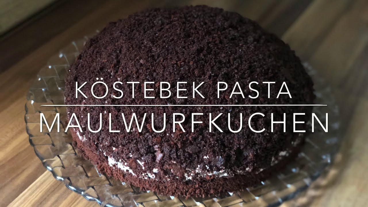 Maulwurfkuchen mit Banane und Erdbeeren/Muzlu çilekli köstebek pasta