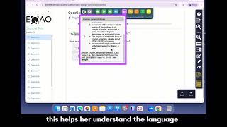 Kurzweil 3000 Read the Web Demo for EQAO Grade 9 Mathematics Assessment