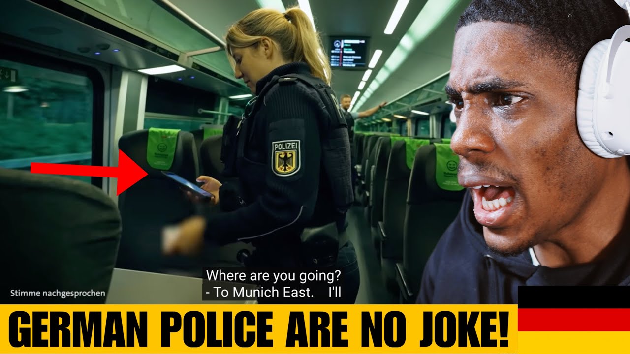 American Reacts to German Federal Police on Patrol