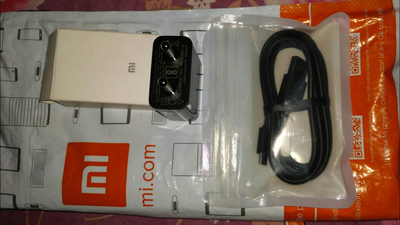 Unboxing Mi Original Fast Charger & Data Cable || DC 5v-2A