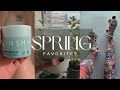 🌱 Spring favorites 🌱 skincare, hobbies, sustainability