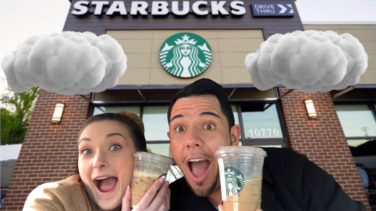 Trying the ARIANA GRANDE Cloud Macchiato's Starbucks