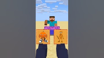 HELP Herobrine To Choose And Win The Break Bedrock #friendship #shorts #trending #anime