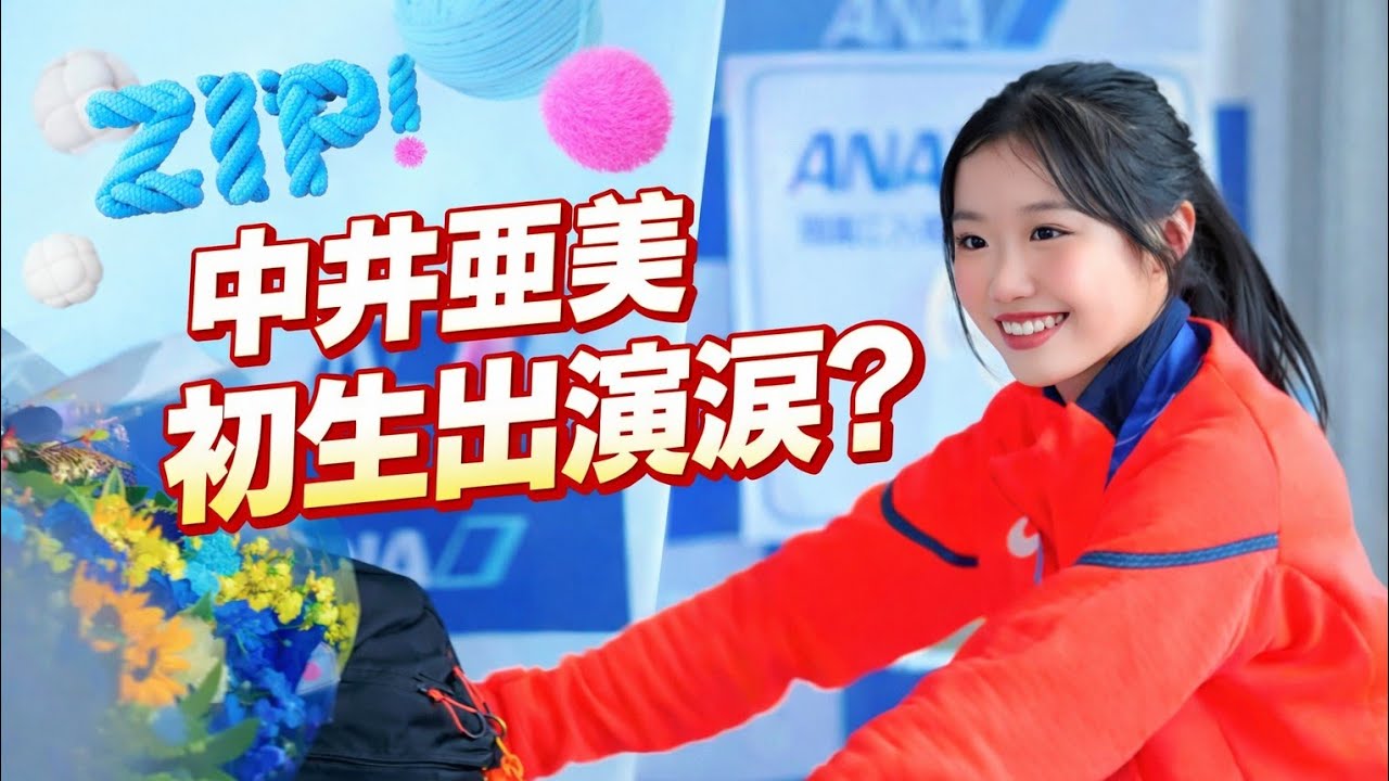 中井亜美が『ZIP！』初スタジオ生出演！銅メダル後の“おすし発言”に水卜アナ歓喜✨