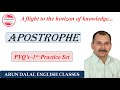 APOSTROPHE-S PYQ'S FOR SSC-CGL, CPO, NDA, CDS, CHSL, CUET, STENO, CLERK, AFCAT, MTS, PO& OTHER EXAMS